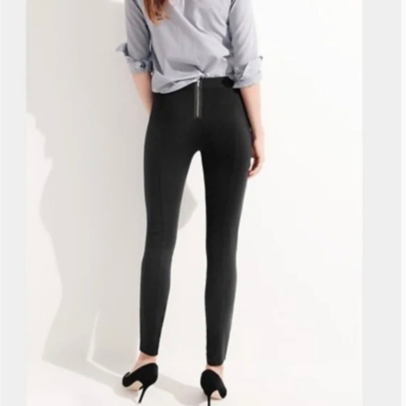 J. Crew Pants - J. Crew Charcoal Gray Pixie Pants Suede Skinny Trouser Zip Pants 0